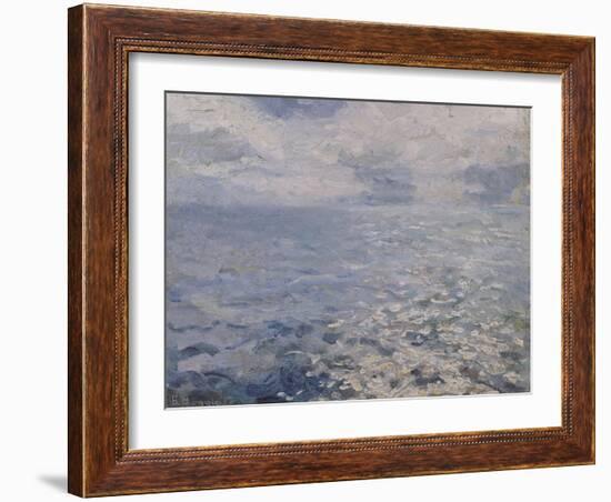 A Study of Sun on the Sea-Jose Agustin Arrieta-Framed Giclee Print