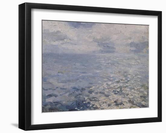 A Study of Sun on the Sea-Jose Agustin Arrieta-Framed Giclee Print