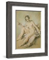 A Study of Venus, 1751-Francois Boucher-Framed Giclee Print