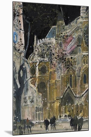 A Study of Westminster Abbey, London-Susan Brown-Mounted Giclee Print