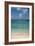 A Stunning Beach View of Grand Turk Turks and Caicos Islands with Golden Sands and Bright Blue Sea-Natalie Tepper-Framed Photo