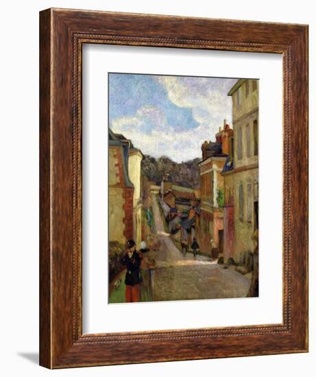 A Suburban Street, 1884-Paul Gauguin-Framed Giclee Print