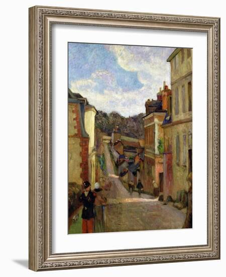 A Suburban Street, 1884-Paul Gauguin-Framed Giclee Print