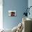 A Sudanese School Girl Stands Infront of Her Class Room-null-Mounted Photographic Print displayed on a wall