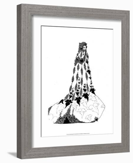 A Suggested Reform in Ballet Costume-Aubrey Beardsley-Framed Art Print