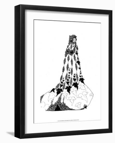 A Suggested Reform in Ballet Costume-Aubrey Beardsley-Framed Art Print