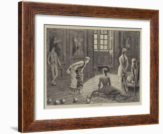 A Suggestion for Winter-null-Framed Giclee Print