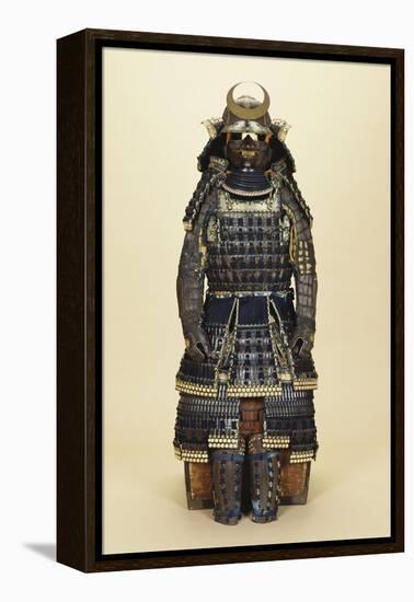 A Suit of Samurai Armour, the Kabuto Comprising a Fine Sixty-Two Plate Russet-Iron Sujibachi and…-null-Framed Premier Image Canvas