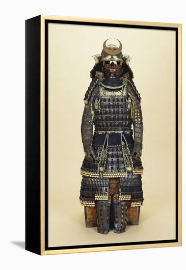 A Suit of Samurai Armour, the Kabuto Comprising a Fine Sixty-Two Plate Russet-Iron Sujibachi and…-null-Framed Premier Image Canvas