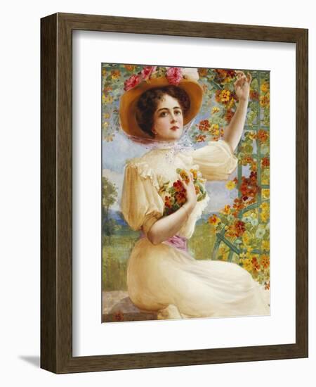 A Summer Beauty, 1909-Emile Vernon-Framed Giclee Print