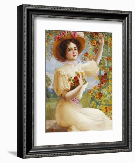 A Summer Beauty, 1909-Emile Vernon-Framed Giclee Print