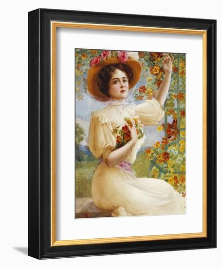 A Summer Beauty, 1909-Emile Vernon-Framed Giclee Print