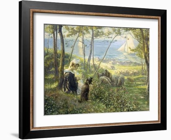 A Summer Day by the Sea-Max Silbert-Framed Giclee Print