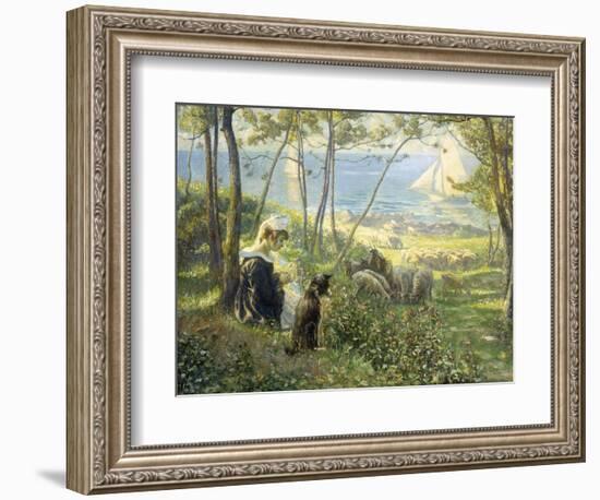 A Summer Day by the Sea-Max Silbert-Framed Giclee Print