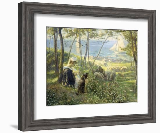 A Summer Day by the Sea-Max Silbert-Framed Giclee Print