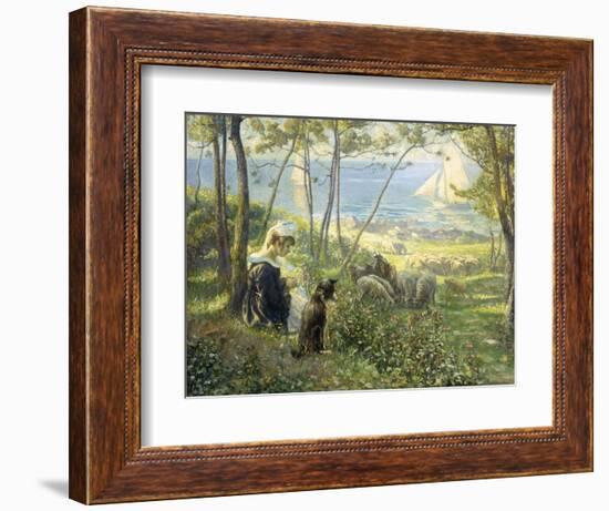 A Summer Day by the Sea-Max Silbert-Framed Giclee Print