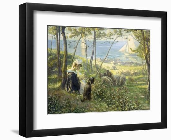 A Summer Day by the Sea-Max Silbert-Framed Giclee Print