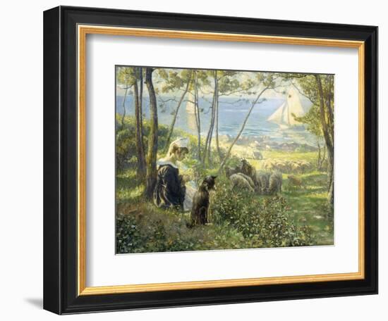 A Summer Day by the Sea-Max Silbert-Framed Giclee Print