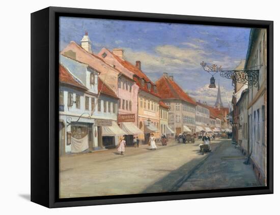 A Summer Day in Helsingoer-Petrus Christus-Framed Premier Image Canvas