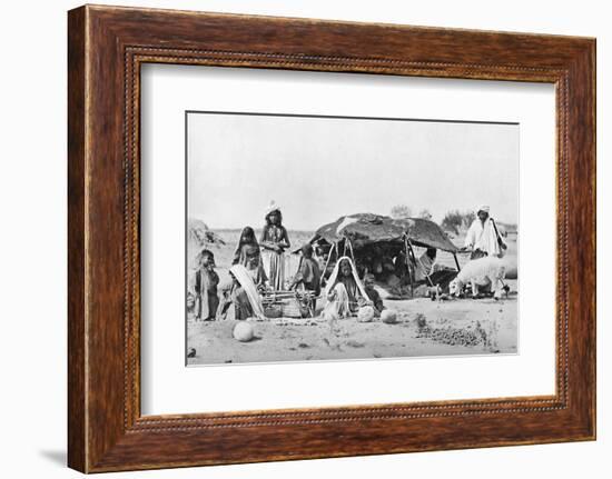 A summer encampment in Balochistan, 1902-F Bremner-Framed Photographic Print