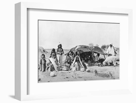 A summer encampment in Balochistan, 1902-F Bremner-Framed Photographic Print