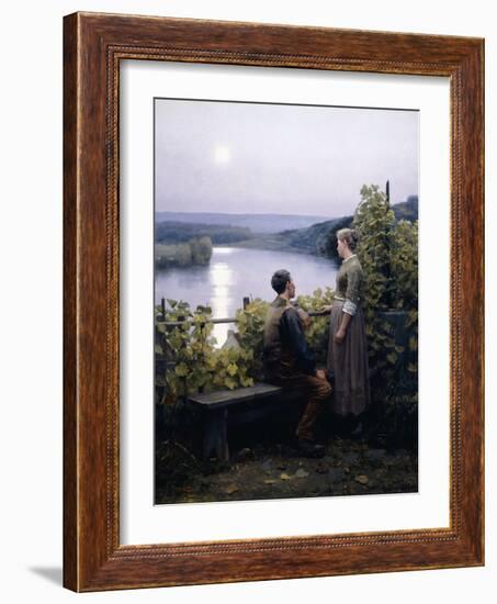 A Summer Evening, 1897-Daniel Ridgway Knight-Framed Giclee Print