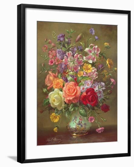 A Summer Floral Arrangement, 1996-Albert Williams-Framed Giclee Print