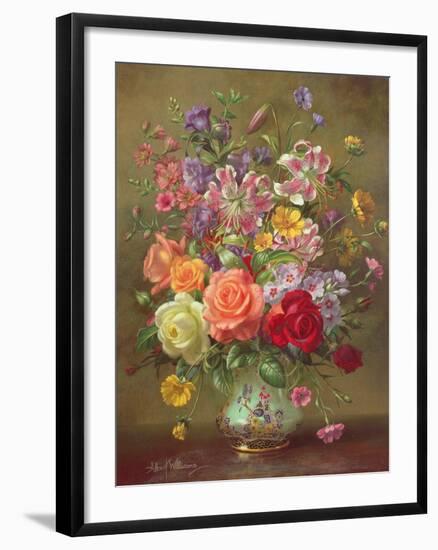 A Summer Floral Arrangement, 1996-Albert Williams-Framed Giclee Print