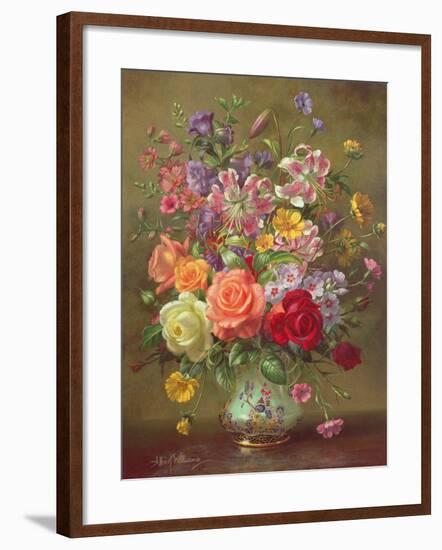 A Summer Floral Arrangement, 1996-Albert Williams-Framed Giclee Print