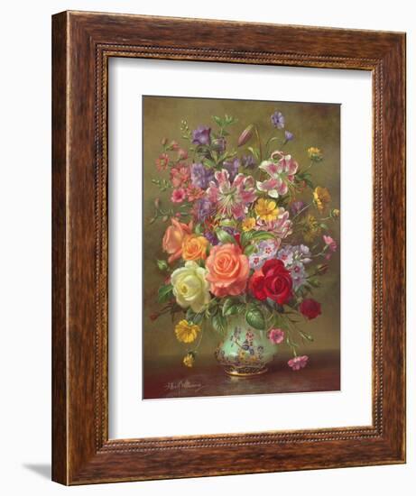 A Summer Floral Arrangement, 1996-Albert Williams-Framed Giclee Print