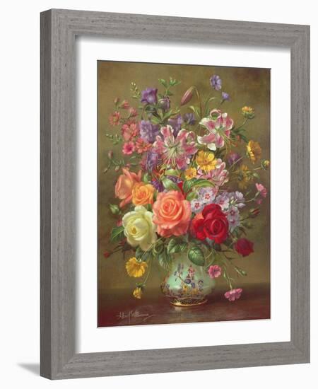 A Summer Floral Arrangement, 1996-Albert Williams-Framed Giclee Print