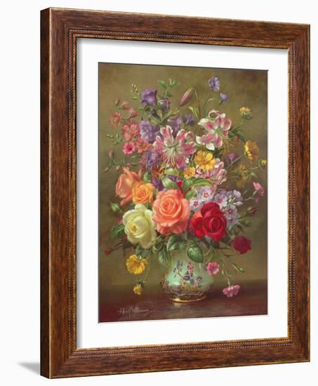 A Summer Floral Arrangement, 1996-Albert Williams-Framed Giclee Print