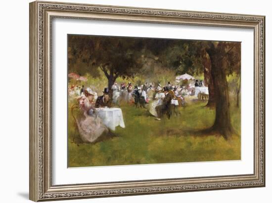 A Summer Garder Party-Albert Chevallier Tayler-Framed Giclee Print