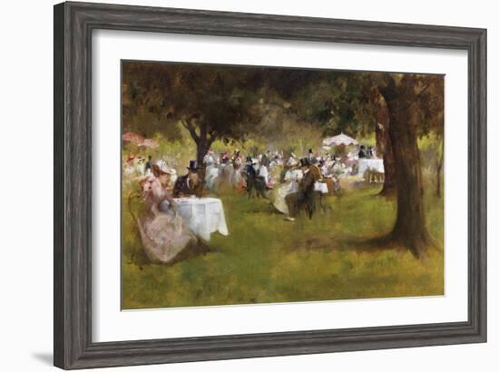 A Summer Garder Party-Albert Chevallier Tayler-Framed Giclee Print