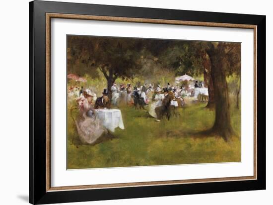 A Summer Garder Party-Albert Chevallier Tayler-Framed Giclee Print