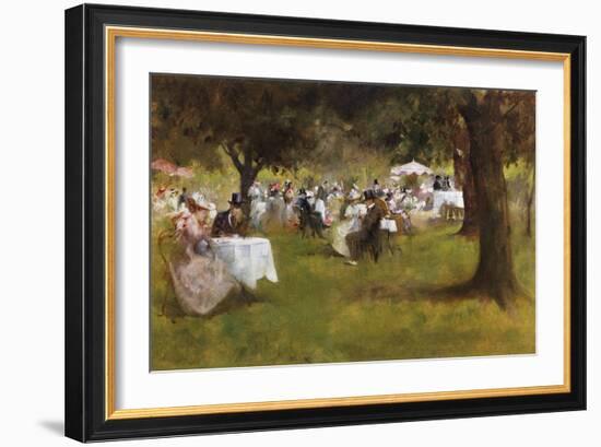 A Summer Garder Party-Albert Chevallier Tayler-Framed Giclee Print