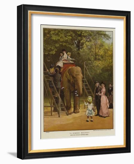 A Summer Holiday-Heywood Hardy-Framed Giclee Print