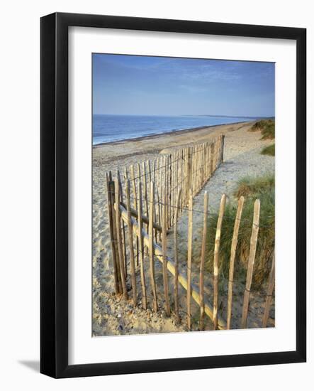 A Summer Morning on the Beach at Walberswick, Suffolk, England, United Kingdom, Europe-Jon Gibbs-Framed Photographic Print