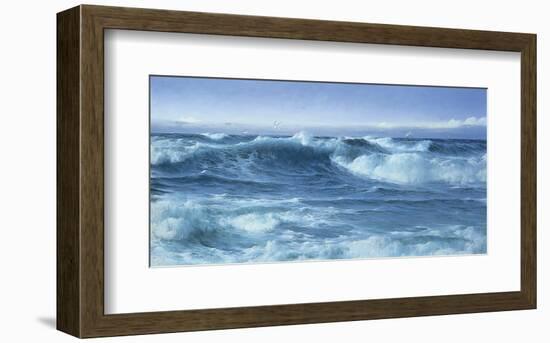 A Summer Morning-David James-Framed Premium Giclee Print