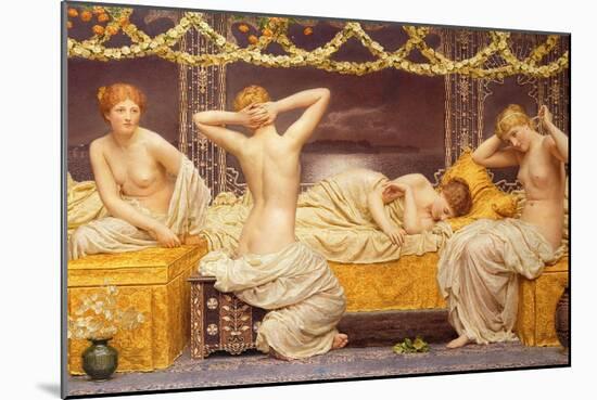 A Summer Night, 1890-Albert Joseph Moore-Mounted Giclee Print