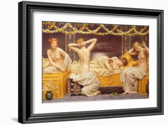 A Summer Night, 1890-Albert Joseph Moore-Framed Giclee Print