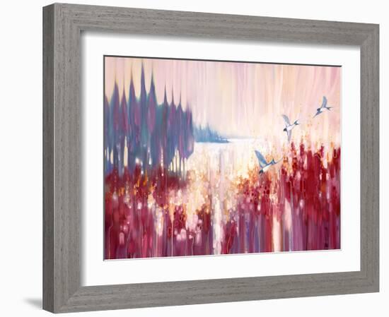 A Summer Place-Gill Bustamante-Framed Art Print