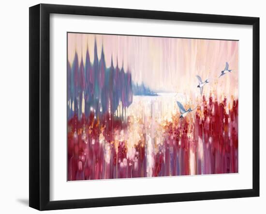 A Summer Place-Gill Bustamante-Framed Art Print