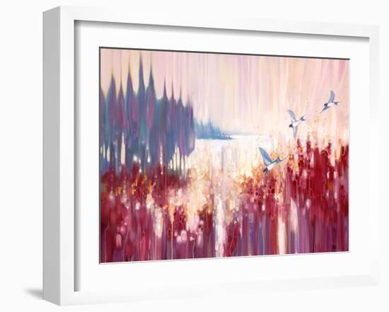 A Summer Place-Gill Bustamante-Framed Art Print