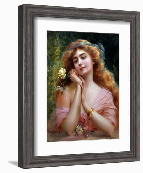 A Summer Reverie-Emile Vernon-Framed Giclee Print