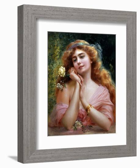 A Summer Reverie-Emile Vernon-Framed Giclee Print