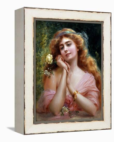 A Summer Reverie-Emile Vernon-Framed Premier Image Canvas