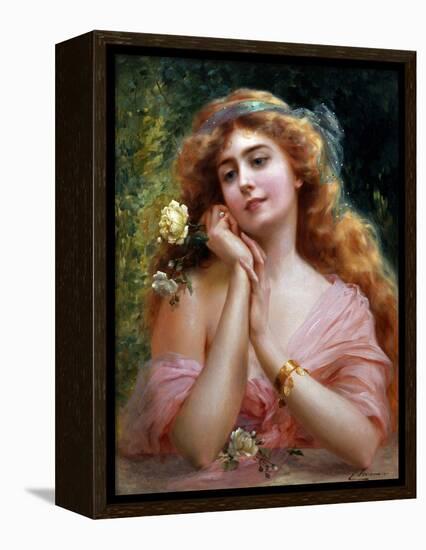 A Summer Reverie-Emile Vernon-Framed Premier Image Canvas