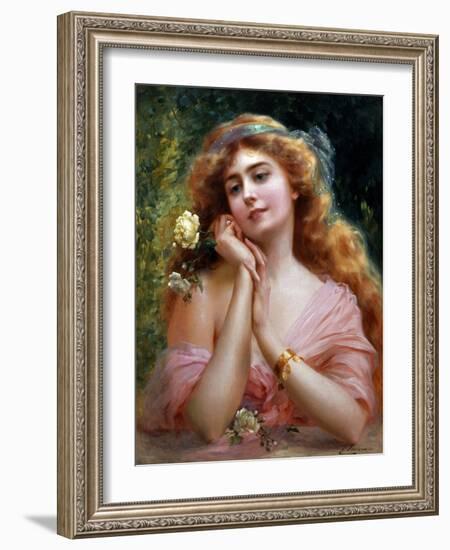 A Summer Reverie-Emile Vernon-Framed Giclee Print