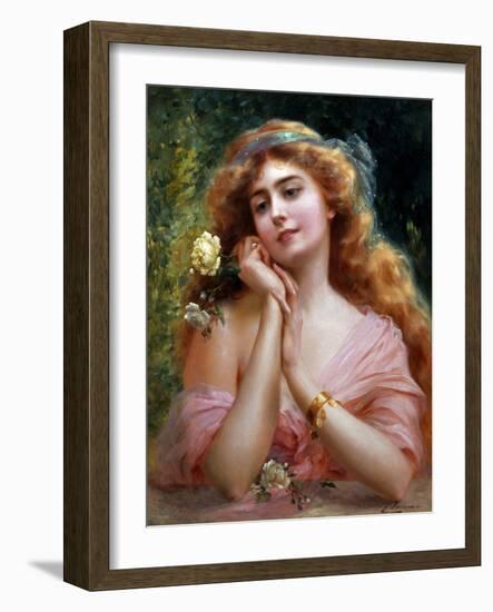 A Summer Reverie-Emile Vernon-Framed Giclee Print